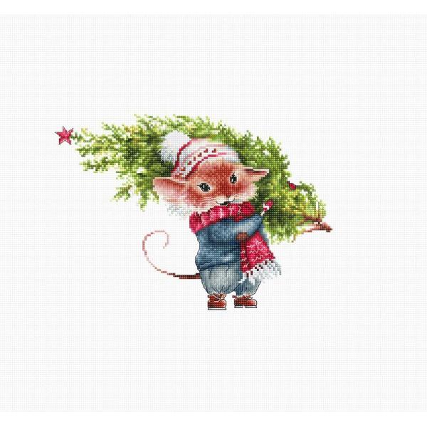 Luca-S NXXeb`hJLbg B1169 "Mouse with fir tree" (NX}X̃lY~) yCO/[40`80xz