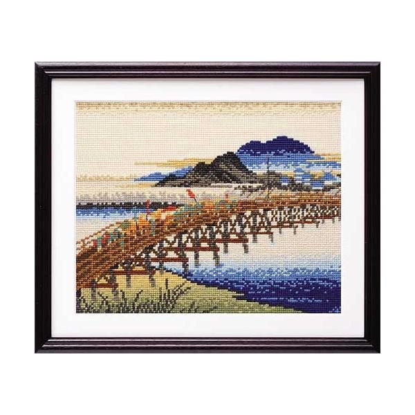【在庫あり】Olympusクロスステッチ刺繍キット7143 【岡崎(矢矧之橋)】 オリムパス