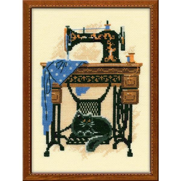 RIOLISNXXeb`hJLbg No.857 "Cat with Sewing Machine" (~VƔL lR) yCO/[30`60xz