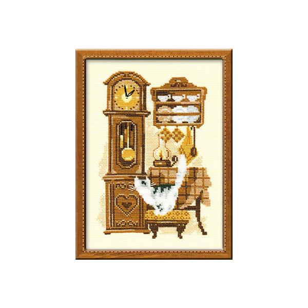 RIOLISNXXeb`hJLbg No.858 "Cat with Clock" (vƔL lR) yCO/[30`60xz