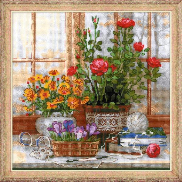 RIOLISNXXeb`hJLbg No.1763 "Crocuses On The Windowsill" (~̃NbJX) yCO/[30`60xz
