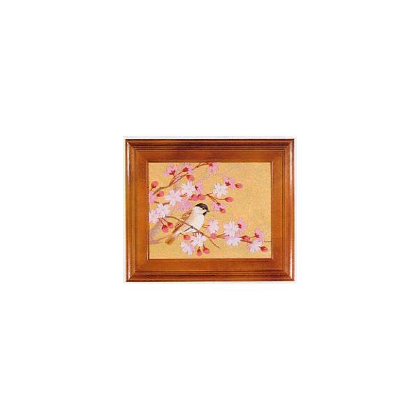 東京文化刺繍キット BSK-701 "桜と小鳥" 【1号】 【額付き】 【花・植物】 【動物】 【花鳥】