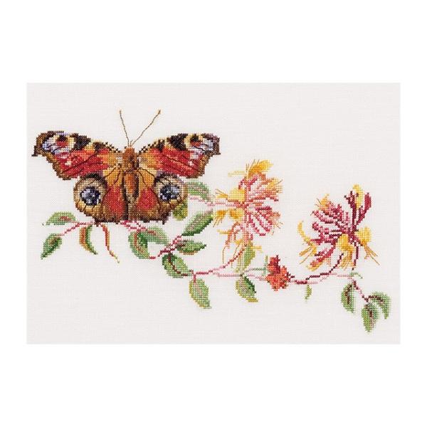 Thea Gouverneur NXXeb`hJLbg No.439 "Butterfly-Honeysuckle"(ƃXCJY)  y/[40`80xz