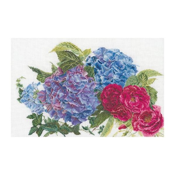Thea Gouverneur NXXeb`hJLbgNo.442 "Hydrangea &amp; Rose"(zԂƃo AWTC  ) I_ eAEO[Fk[