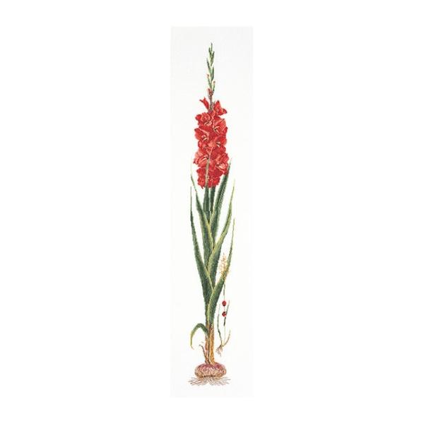 Thea Gouverneur NXXeb`hJLbgNo.3073 "Gladioli Red"(ԂOWIX )  I_ eAEO[Fk[ y/[40`80xz