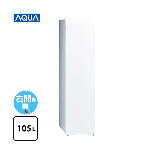 スリムフリーザー 冷凍庫 105L AQUA AQF-SF11P-W 右開きタイプ スリムフリーザー 冷凍庫 105L AQUA AQF-SF11P-W 右開きタイプ