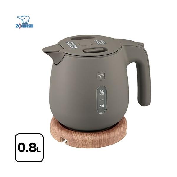 CK-SA08-TZ 電気ケトル・ポット  0.8L 電気ケトル 消費電力湯沸かし時（W）：1300 Ag＋抗菌加工：本体外側・ふた上面（注ぎ口、注ぎ口カバー、電源プレート除く） 湯沸かし時間：カップ1杯（140mL）約60秒 満水4分 チ...