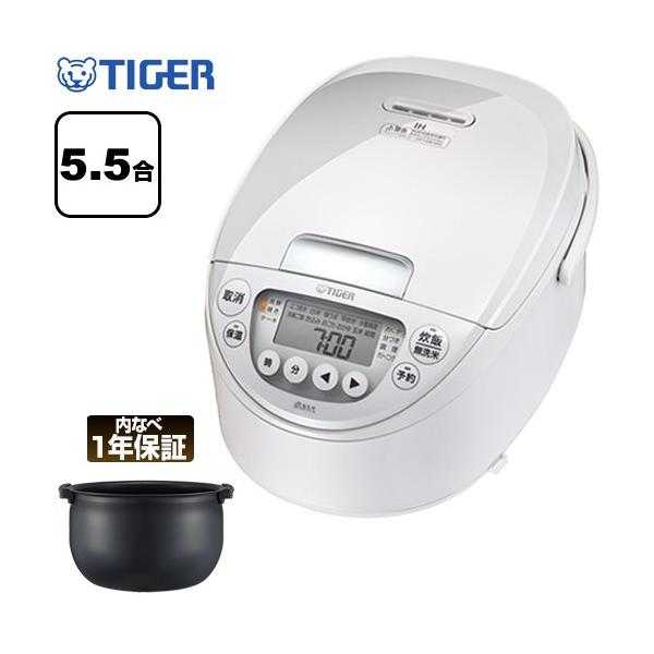 IH�W���[���ъ� ���ъ� 1L 5.5������ �^�C�K�[ JPW-K100-WY �ɂ��܋���IH �s���A�z���C�g