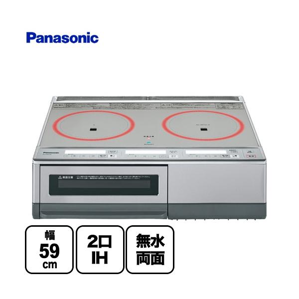 IH　2口　200v KZ-E60KG Panasonic Panasonic（パナソニック） KZ-E60KG(KZE60KG) 2口IH 鉄・ステンレス