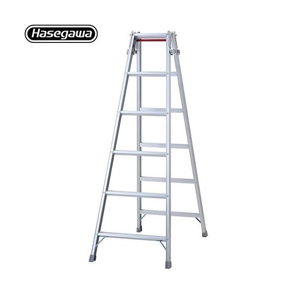 【予定者決定】新品！長谷川工業 アルミはしご兼用脚立 1700mm RC20-18 長谷川工業 ハセガワ アルミ はしご兼用脚立 RA-18 6尺 梯子 中折れ式