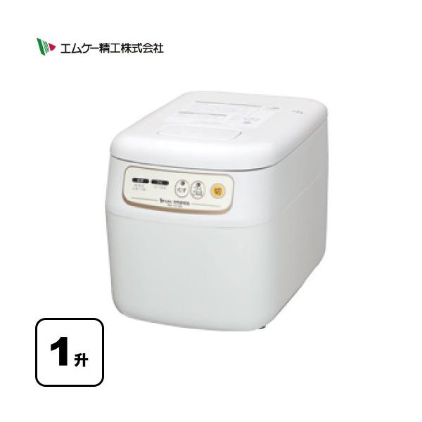 RM-101SN 餅つき機 かがみもち 1升タイプ（5合〜1升） マイコンもちつき機 取り出しカンタン容器 お手入れカンタン 上蒸し式 ホワイト   領収書・納品書・請求書をご希望の方は商品発送または工事完了後にメールでご案内する専用フォー...