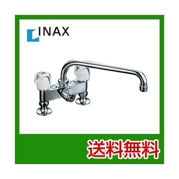 【送料無料】 [SF-135K(260)-G] INAX イナックス LIXIL リクシル キッチン用水栓 キッチン水栓 蛇口 2ハンドル 混合水栓 ツーホールタイプ 2穴 洗面 混合水栓 キッチン 台所 水栓 蛇口 キッチン水栓金具 ツー...