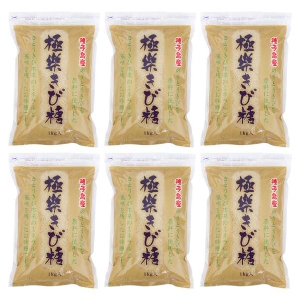 極楽きび糖 1kg 6個 波動法製造 サトウキビ 種子島 砂糖 調味料