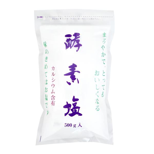 酵素塩 500g 波動法製造 天日塩 漬物 アク 抜き お清め 盛り塩 パウダー ソルト
