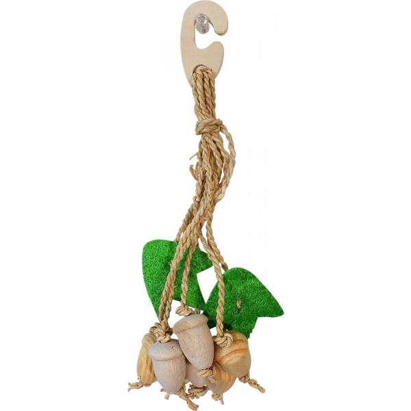他サイト： インコのおもちゃ ナチュラルハンガー どんぐりの商品画像
