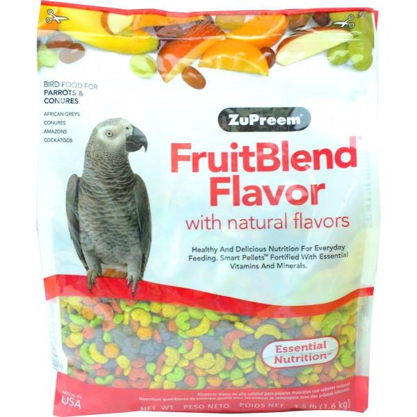Zupreem Fruitblend Flavor Pellets Bird Food 3.5lbs