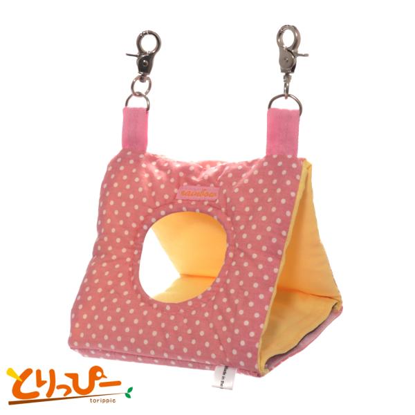 インコのおもちゃ ミニミニさんかくトンネル ピンク (インコの