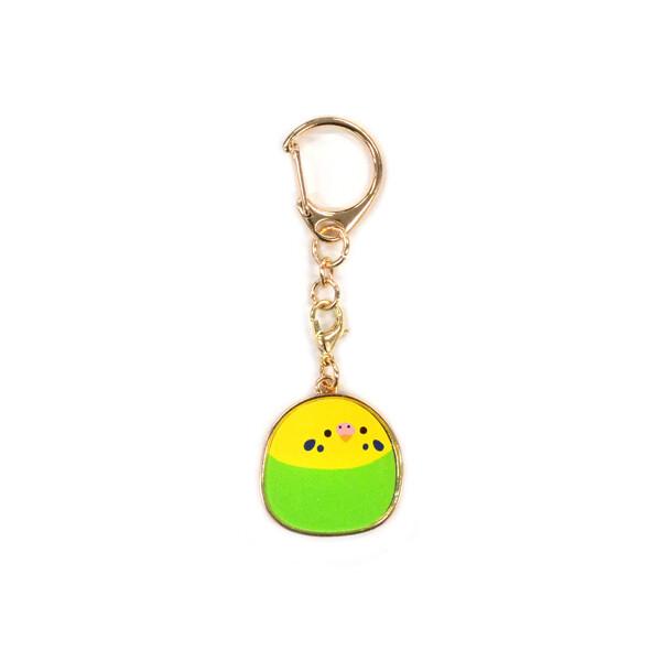 kotori smile なごみ キーホルダー セキセイインコ グリーン kotori smile なごみ キーホルダー セキセイインコ グリーン