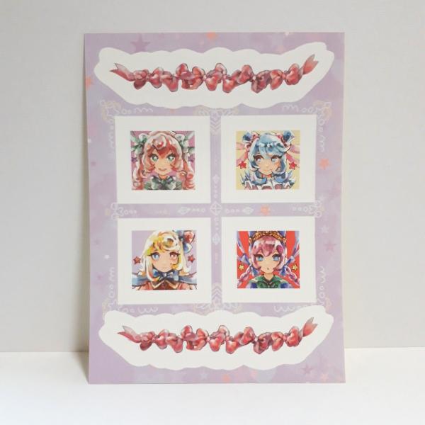 シール オリジナルキャラクターシール 90mm 1mm なか身 ステッカー オリジナルイラスト Buyee Buyee Japanese Proxy Service Buy From Japan Bot Online