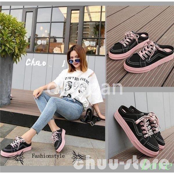 スニーカー レディース 滑り止め キャンバス 春夏 かかとなし アウトソール 女性用 ラバー 人気スニーカー レディース 靴 ハイカット シューズ インソール 厚底 Toc413 Tortemoショップ 通販 Yahoo ショッピング