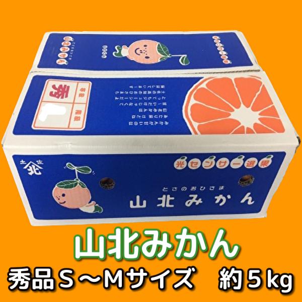 ひろぽん様　山北みかん、キュウリおまけ野菜付き 高知県特産】 山北みかん 露地物 ギフト 秀品 S〜Mサイズ 約5kg