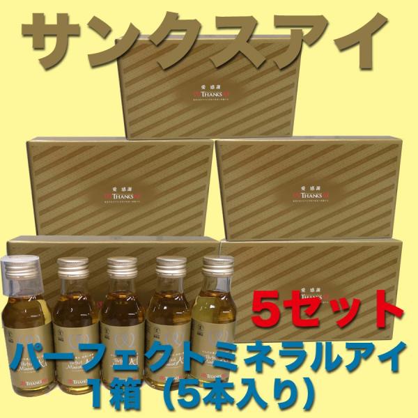 サンクスアイ パーフェクト ミネラル アイ(100mlx5本入)5箱 サンクスアイ パーフェクト ミネラル アイ(100mlx5本入)5箱