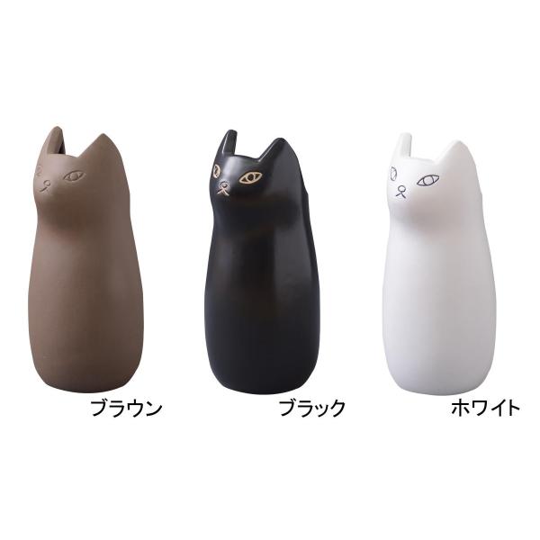 CLY-13 傘立て ねこ 小 おしゃれ アンブレラスタンド 陶器 猫 ネコ  傘立て エレガントな猫のミニ傘立て 東屋