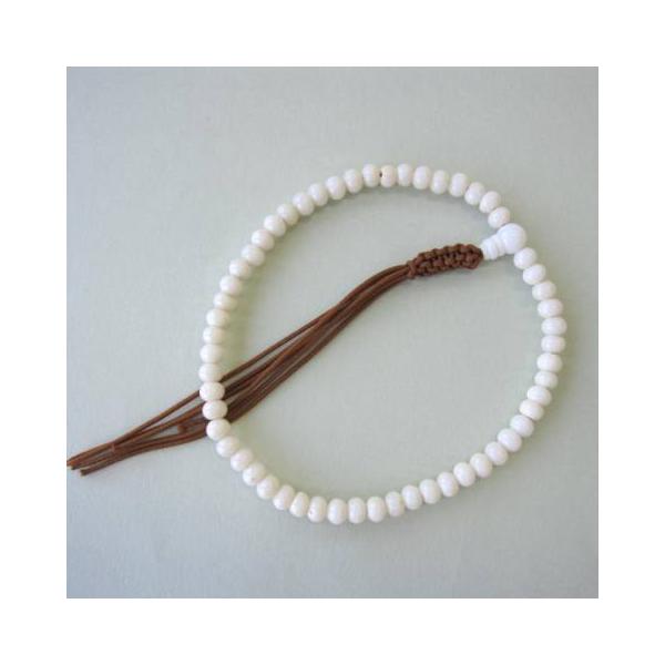 白珊瑚高級みかん玉の数珠(念珠） /（6ミリ）/片手数珠/葬儀/法要/『宝石サンゴ』