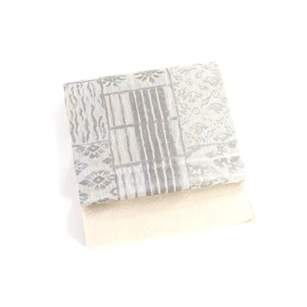 着物屋 西陣袋帯 正絹 全通 有栖川織物 謹製 証紙番号2458 仕立て代