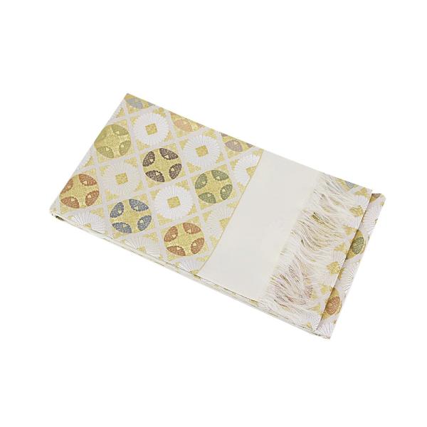 西陣織 つづれ唐織 袋帯 橋本清織物 牡丹唐草文様 日光東照宮 七宝繋ぎ 正絹 tosen_b5-79185