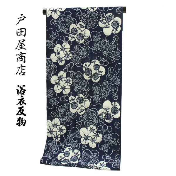 レイラです❣️ 【着物と帯 時流】T33s◆新品 浴衣反物◆梨園染 戸田屋 呉服屋 女浴衣 反物 ブランド 戸田屋商店 梨園染め 変わり生地 注染 本