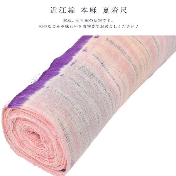 近江縮　麻100% 麻着物　トールサイズ tosen_tn-73920_1