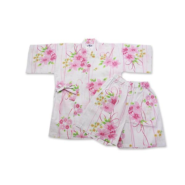 送料無料新柄女物甚平m Lサイズ女甚平婦人女の子親子女児ペア親子おしゃれ夏お祭り花火花柄浴衣生地使用夏のひとときを浴衣生地の甚平でお過ご