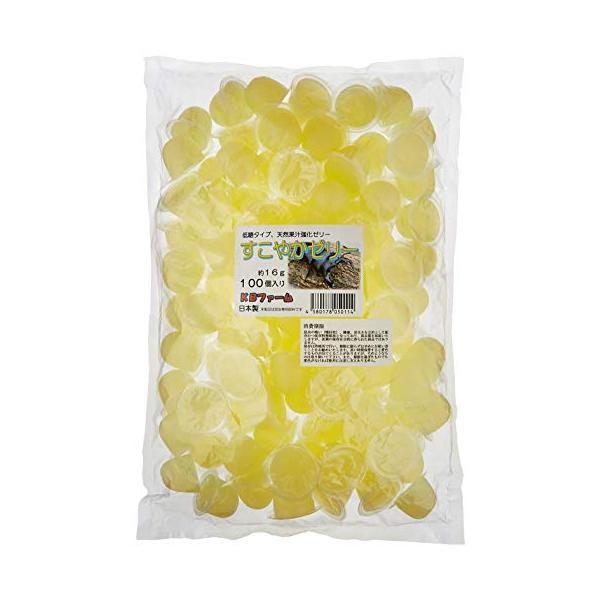 KBファーム すこやかゼリー パイナップル カブトムシ・クワガタ用 16グラム (x 100)本体サイズ (幅X奥行X高さ) :24×30×5cm本体重量:1.6kg高タンパク、天然果汁強化、低糖タイプの純国産昆虫ゼリー! 高タンパク、天然...