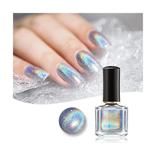 BP-RR02 BORN PRETTY マニキュア ユニコーンネイル ラメ入り キラキラポリッシュ 微粒子 ホロ 眩しい虹色 レーザーグリッター ネイルポリッシュ内容品：ユニコーンネイルポリッシュ今旬のトレンド幻想的な指先をつくる“ユニコー...