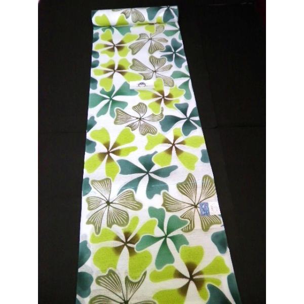 竺仙 浴衣 反物 綿絽白地に蔓桔梗 青緑 黄緑 茶緑 ぼかし ちくせん つるききょう 要問合せ Buyee 日本代购平台 产品购物网站大全 Buyee一站式代购 Bot Online