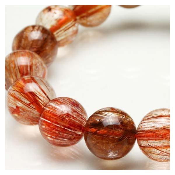 キャッツアイルチルクォーツ ブレスレット 12mm 一点物 111-10981