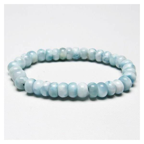 ラリマー ブレスレット 9mm 一点物 111-17876 : 天然石