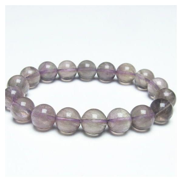 ラビットヘアー フローライト ブレスレット 11mm 一点物 メール便送料