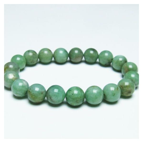 エメラルド ブレスレット 10mm Emerald Bracelet 緑玉 翠玉 送料無料 