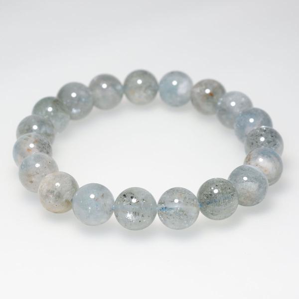 アクアマリン ブレスレット 11mm 一点物 メール便送料無料 [M便 1/10