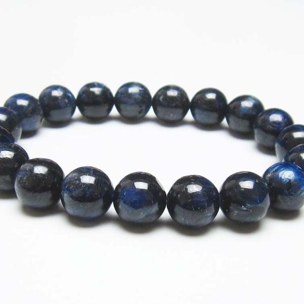 カイヤナイト ブレスレット 11mm 一点物 メール便送料無料 111-40033