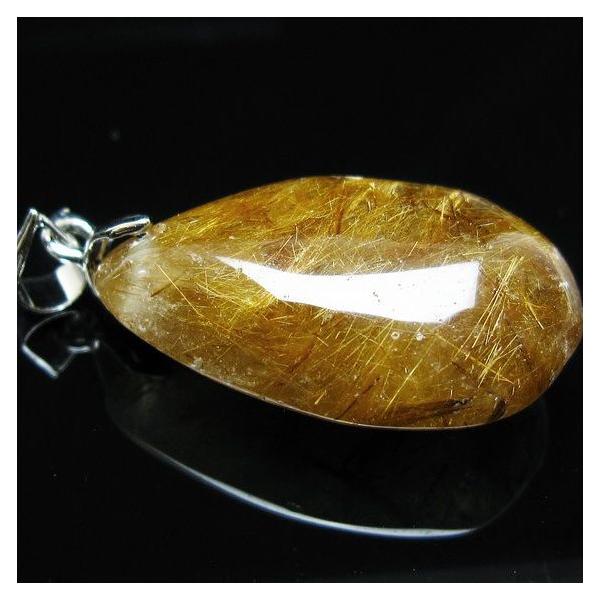 タイチンルチルクォーツ ペンダント タイチンルチル クォーツ ペンダント 極上のクォリティ 一点物 SV925