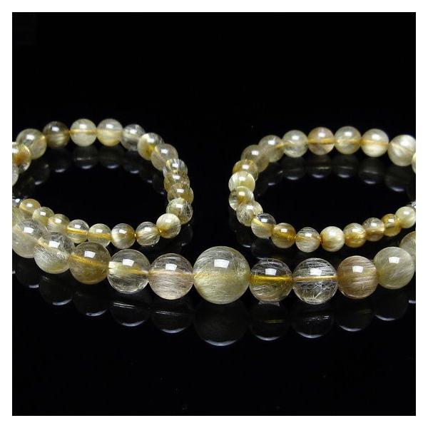 タイチンルチルクォーツ ネックレス 一点物 [送料無料] 113-580