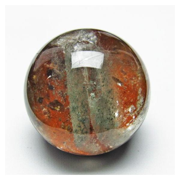 ガーデンクォーツ 丸玉 水晶 スフィア ファントム 40mm 一点物 141