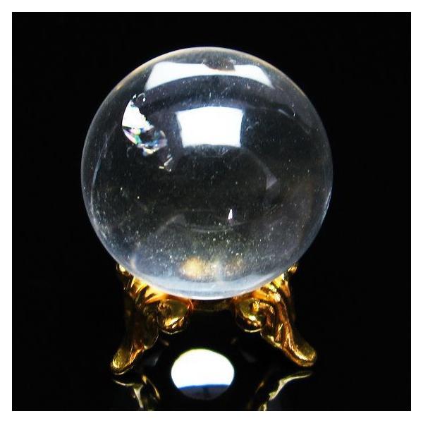 水晶 丸玉 スフィア 25mm 一点物 141-4124 : 天然石・パワーストーンの