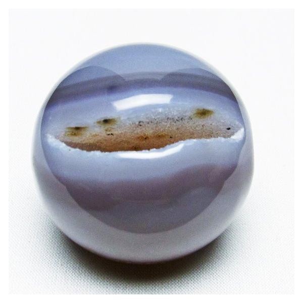 アゲート 笑口丸玉 ジオード スフィア 丸玉 一点物 141-5077 : 天然石