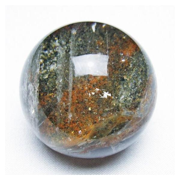 ガーデンクォーツ 丸玉 45mm スフィア 一点物 141-6817 : 天然石