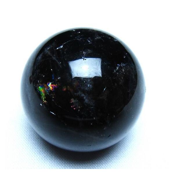 ☆純天然☆モリオンスフィア黒水晶丸玉9、8KG♬天然石パワーストーンコレクション 山東省産]モリオン丸玉/天然黒水晶スフィア（直径約90.5mm大玉・スター