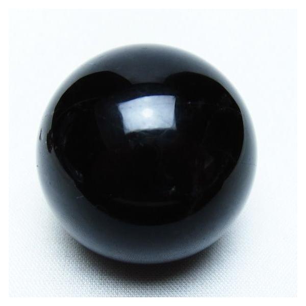 【一点物】モリオン 黒水晶 スフィア 丸玉 ✩.*˚天然石×インテリア 黒水晶 丸玉 36mm モリオン スフィア 置物 一点物 141-8262 : 天然石